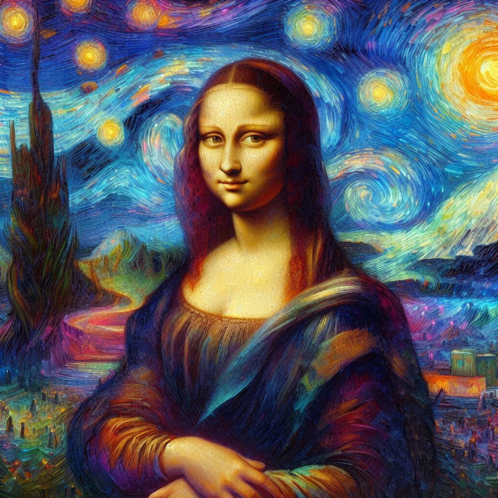 Starry Night and Mona Lisa