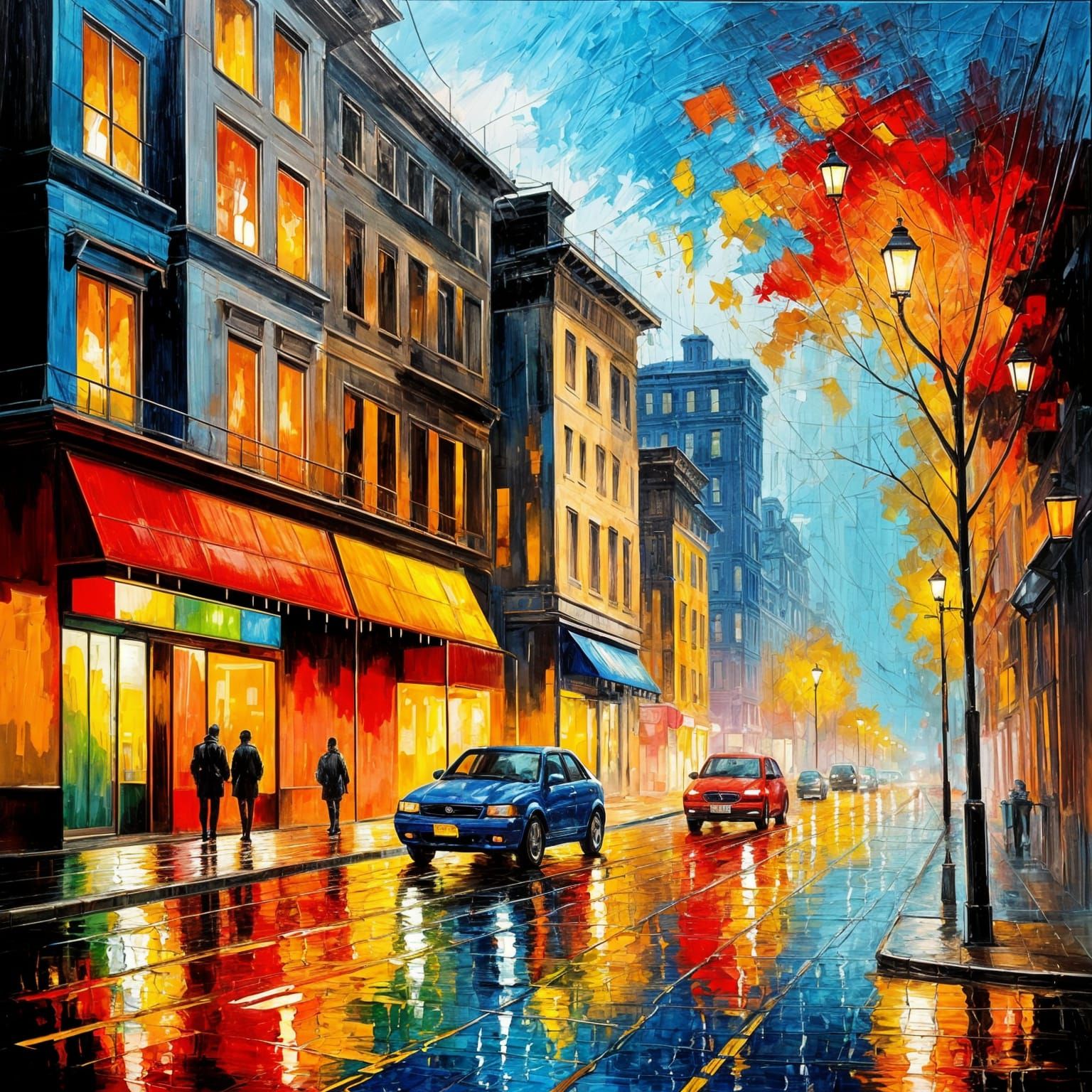 Autumn city life (9 likes)  by @Pepino