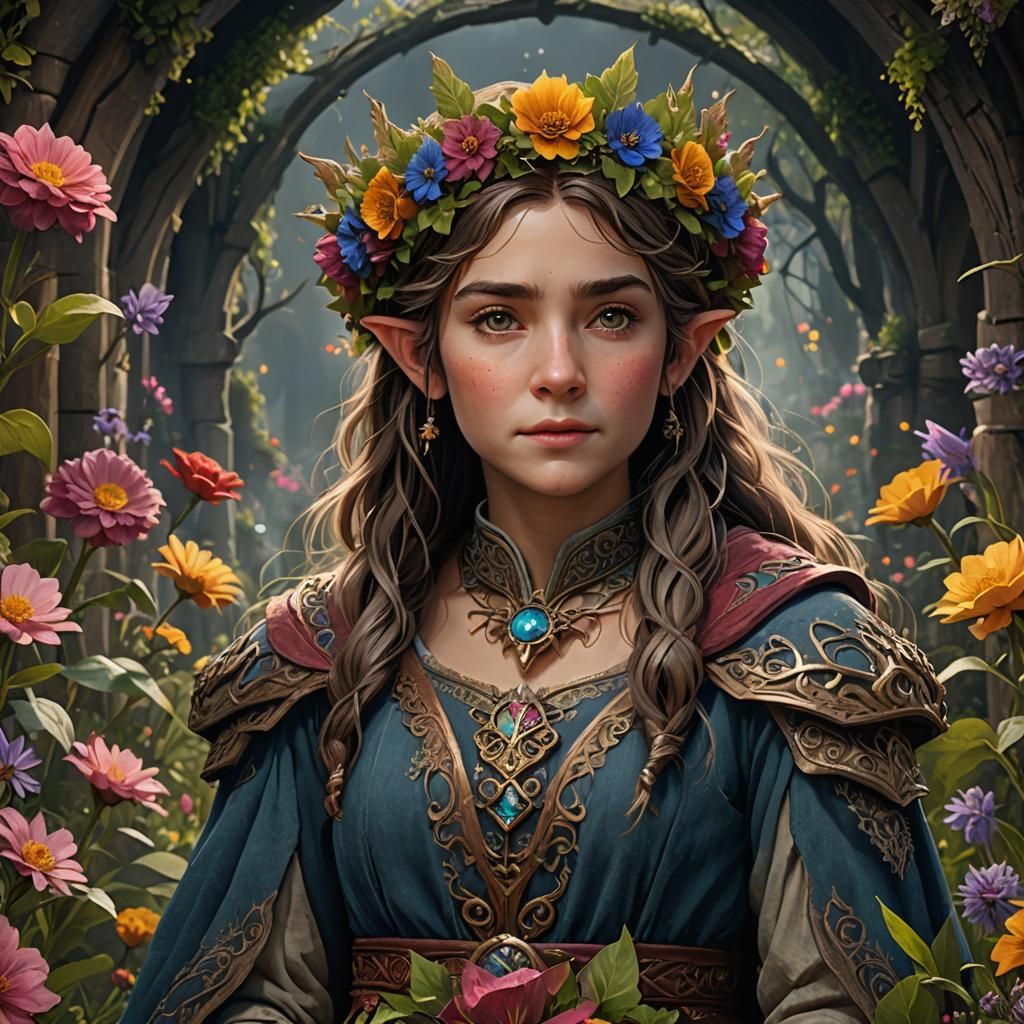 A Newly Crowned Halfling Princess - AI Generated Artwork - NightCafe ...