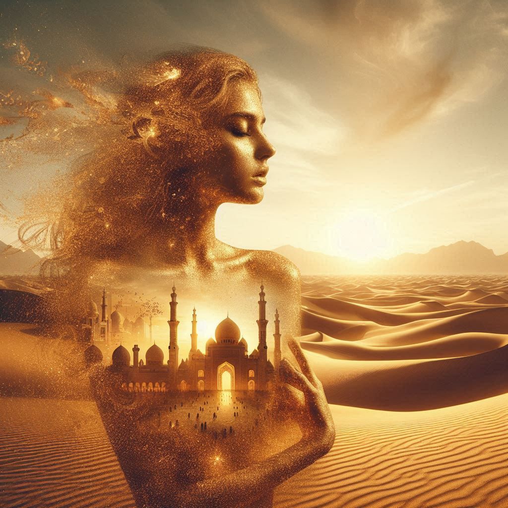 The Goddess of the golden dunes