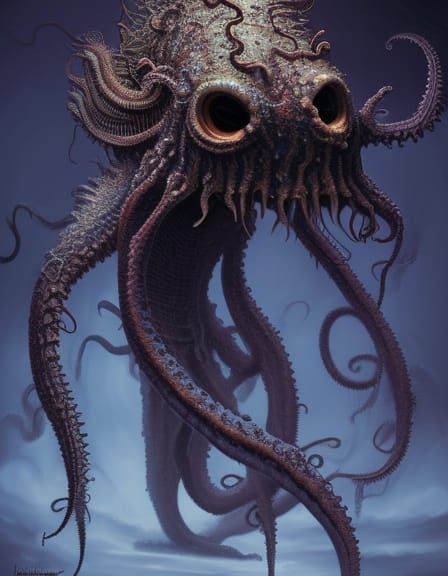 Cthulhu - Ai Generated Artwork - Nightcafe Creator