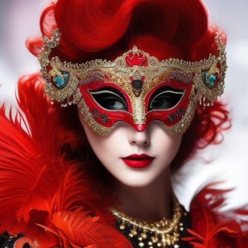 Going to the Venetian Masquerade  by @Prettysleepy Art