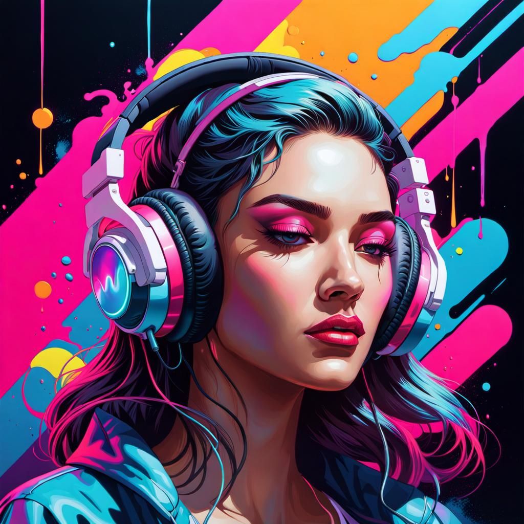 Listening to Music - AI Generated Artwork - NightCafe Creator