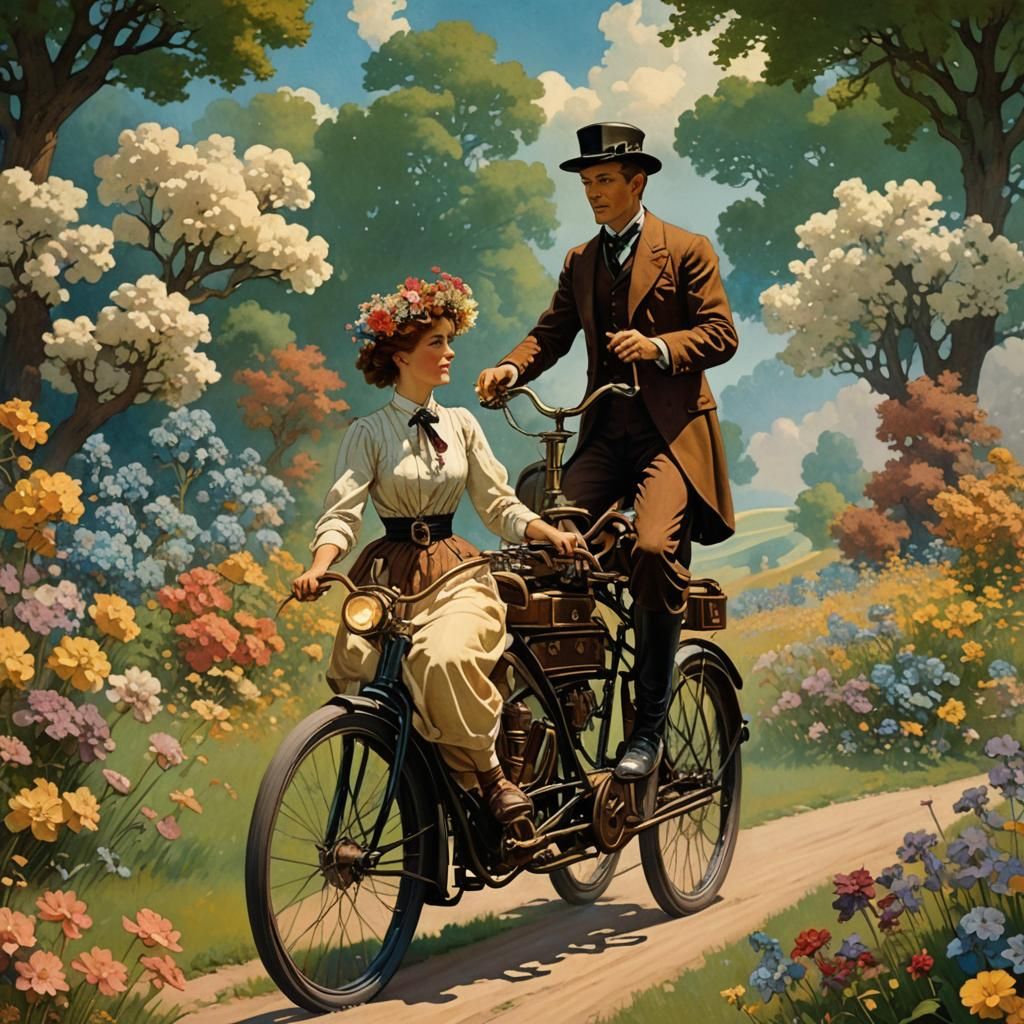 Steampunk Ride on The Garden Path 2