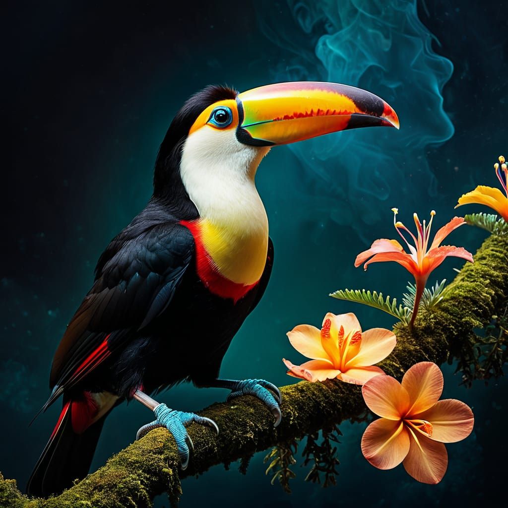 Portrait of a Toucan