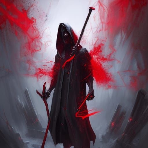 Gaze At The Power Of The Reaper! - Ai Generated Artwork - Nightcafe Creator