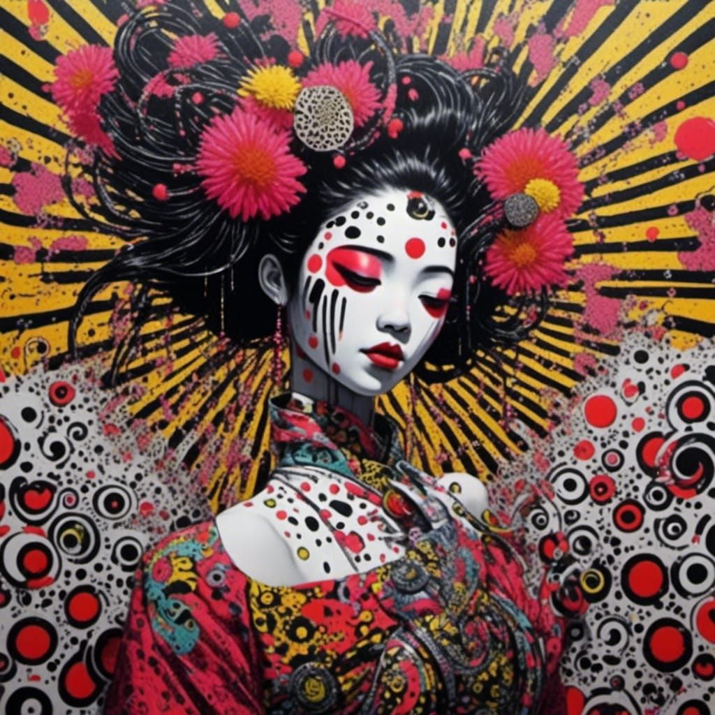 <lora:Flamingo Fancy:1.0> Beautiful geisha 