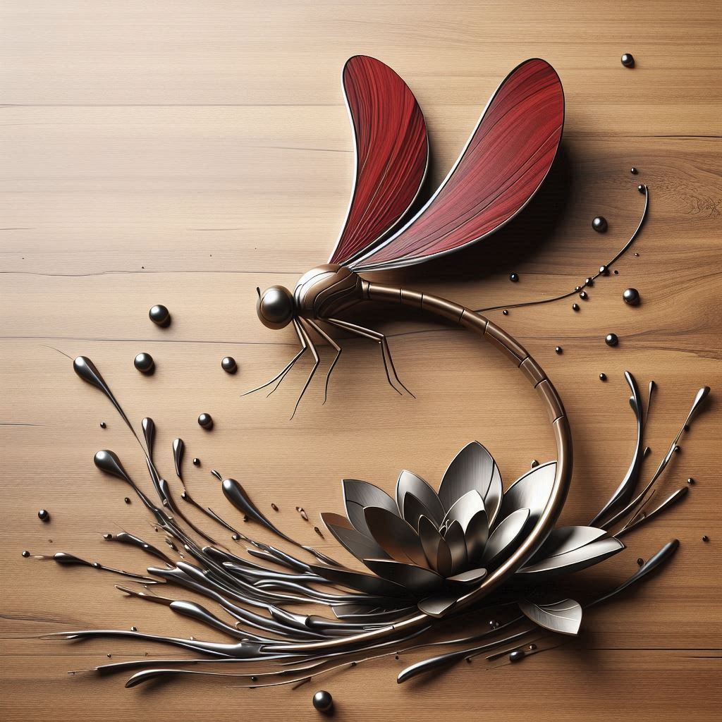 The Dragonfly and the Water Lily - #02