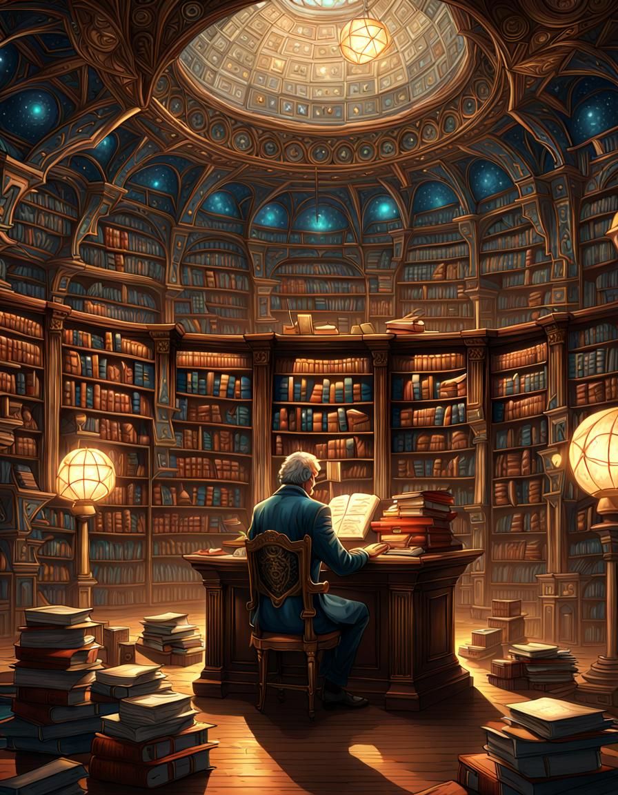 dimensional librarian.