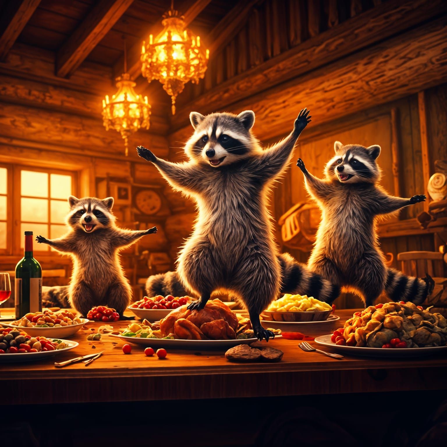 Locked out the humans now the food is ours!!  by @Tiny Pearl Cat