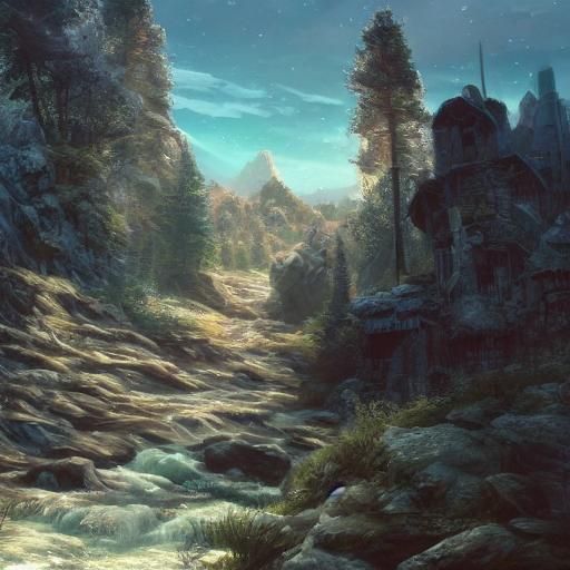 Post apocalyptic wonderland 3D Game Cinematic Feel, Epic 3D ...