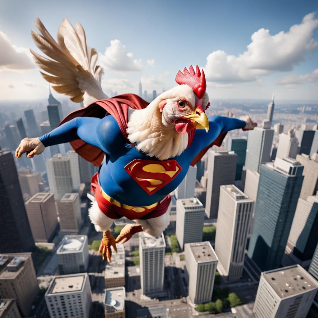 Its SUUUPER CHICKEN!! buck, buck, buck!!!