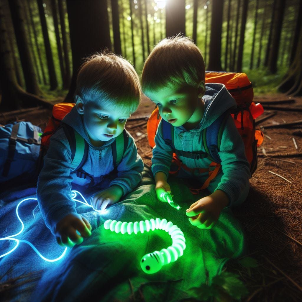 Benji, see my glow worm....