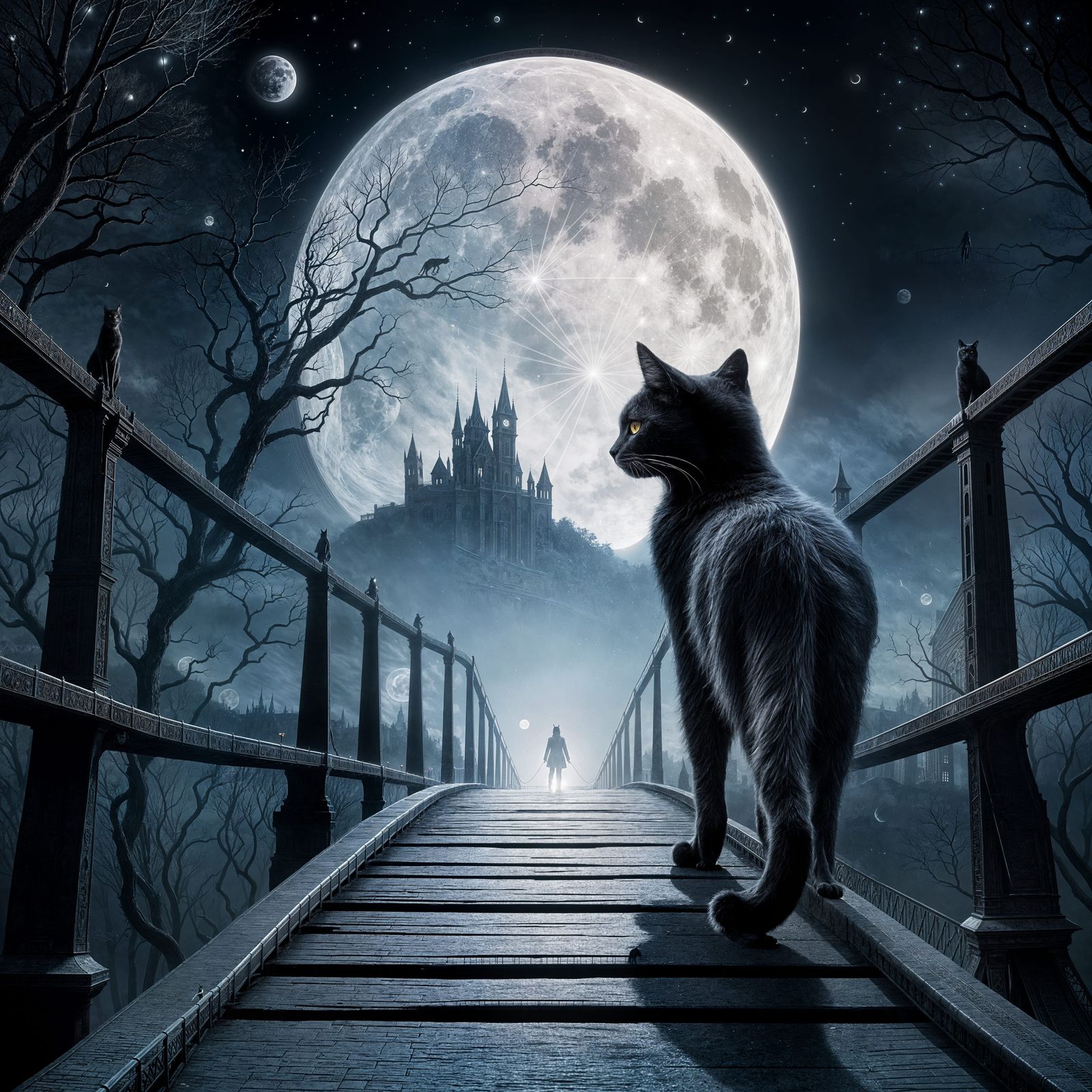 Black cat  by @Dreamer