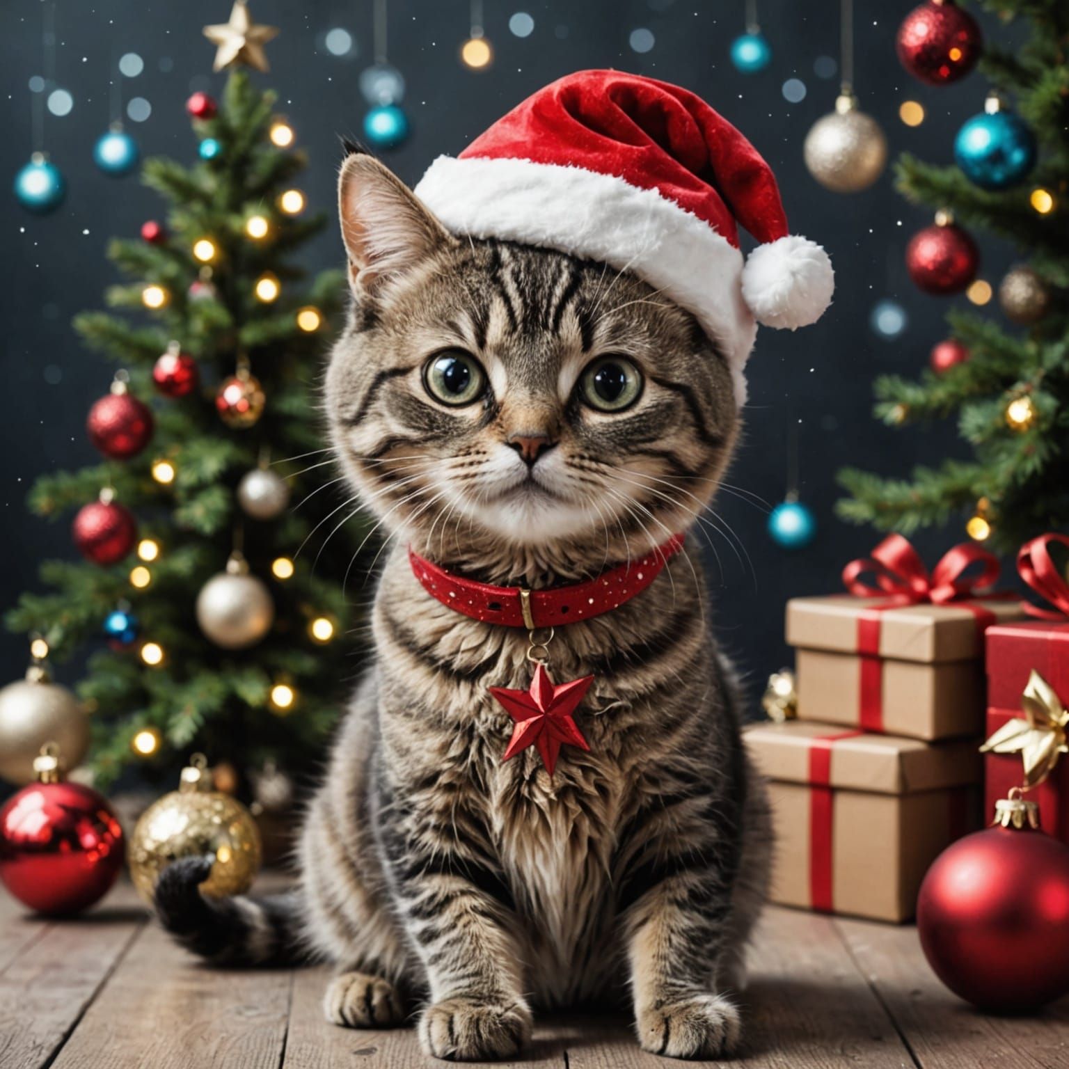 FESTIVE CHRISTMAS CAT