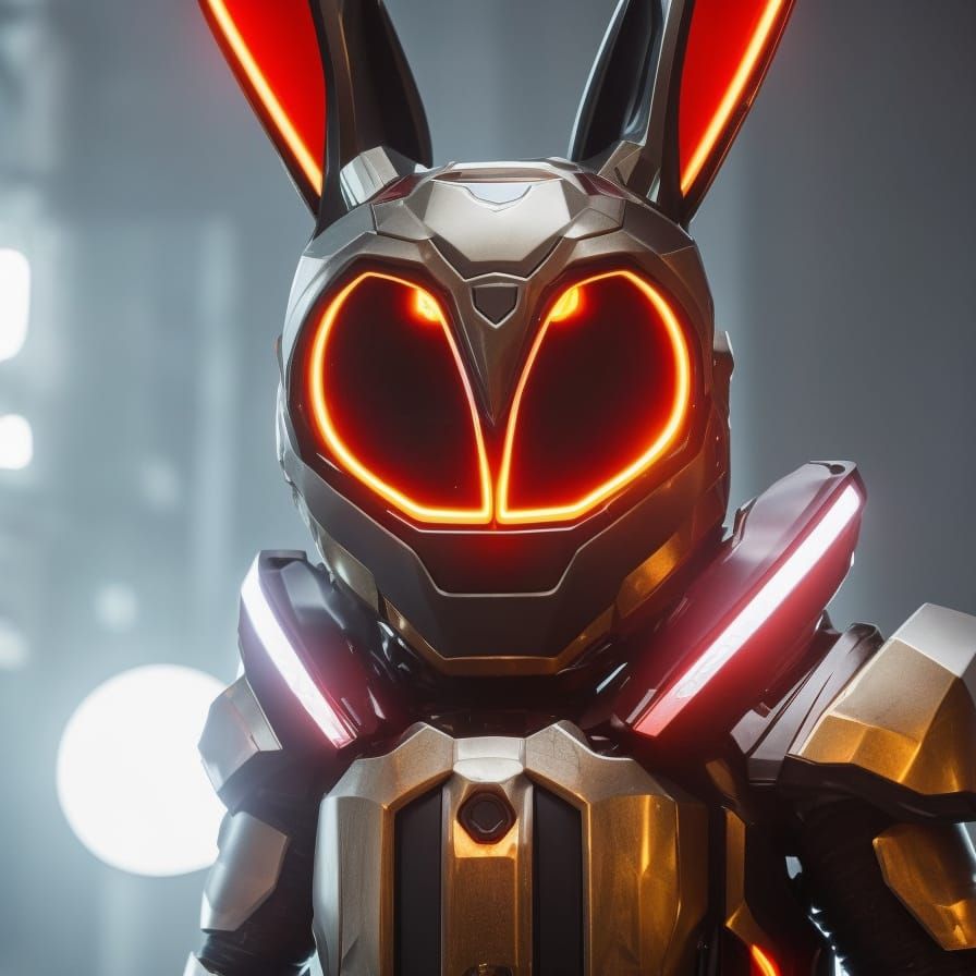 Bunny-Bot! Your Personal Rabbit Bodyguard!  by @Lola