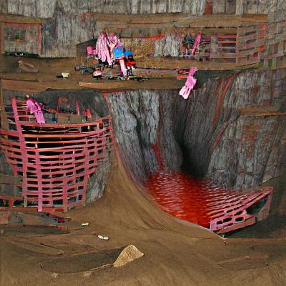Gore pit - AI Generated Artwork - NightCafe Creator