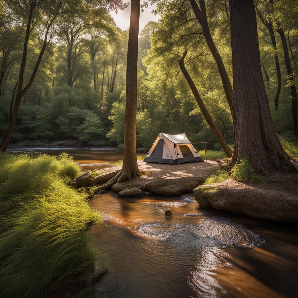 Escape to Nature's Embrace: A Camping Adventure at Sutton Falls