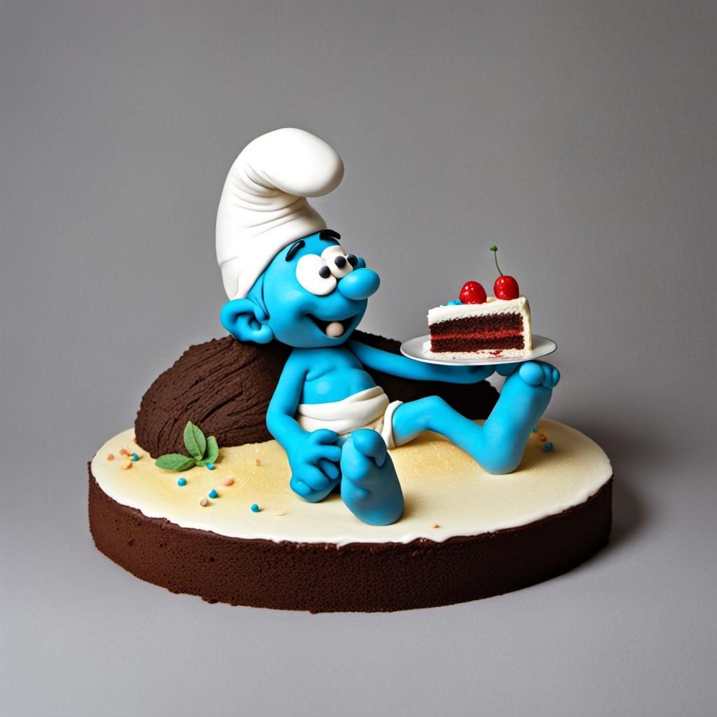Happy Smurf Day to You! 2 🥳 AI Generated Artwork NightCafe Creator
