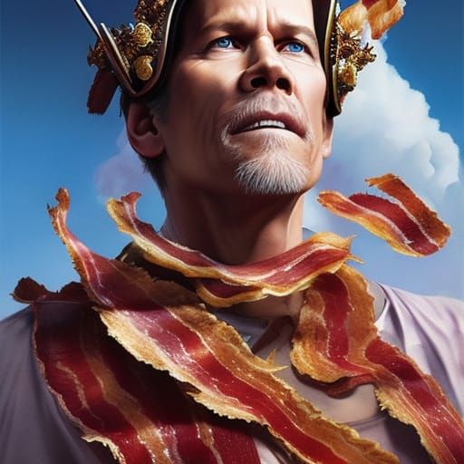 The Bacon King V2 AI Generated Artwork NightCafe Creator