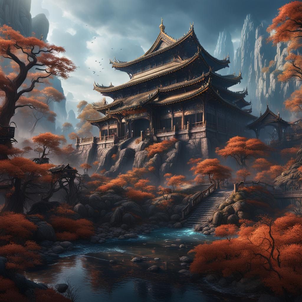 Jungkook Portrait in Detailed Fantasy Art Style