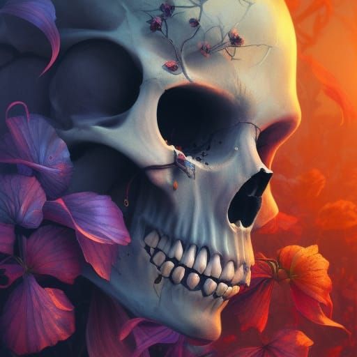 Skull  by @ASMRMagicBoop