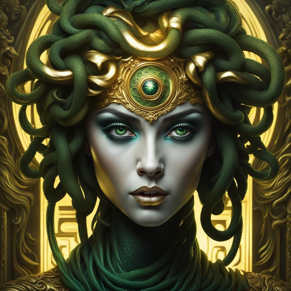 Greek Mythology - Medusa - AI Generated Artwork - NightCafe Creator