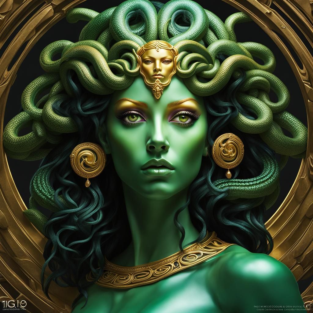 Greek Mythology - Medusa - AI Generated Artwork - NightCafe Creator