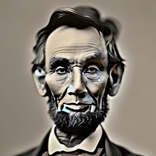 Abraham Lincoln - AI Generated Artwork - NightCafe Creator