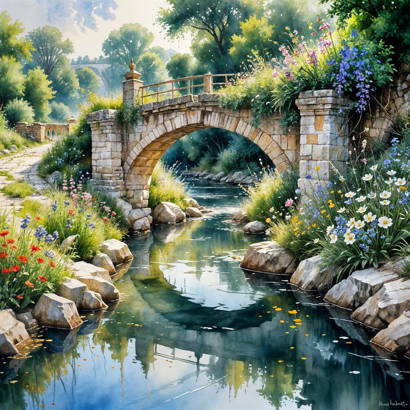 An old bridge  by @Sherkhal