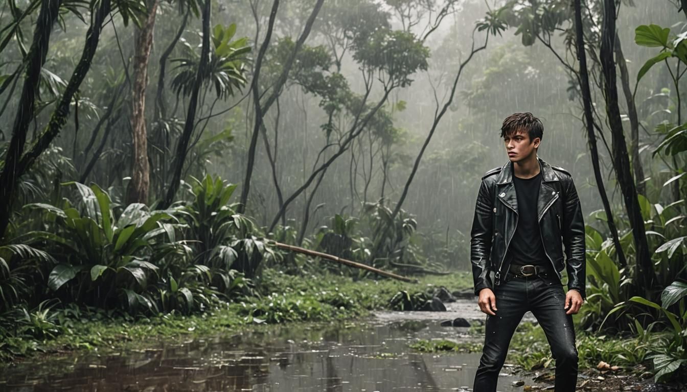 Boy in the jungle