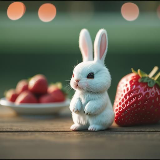 (Cinematic Pop Exposures )  Strawberry Fields and BUNNIES Al...