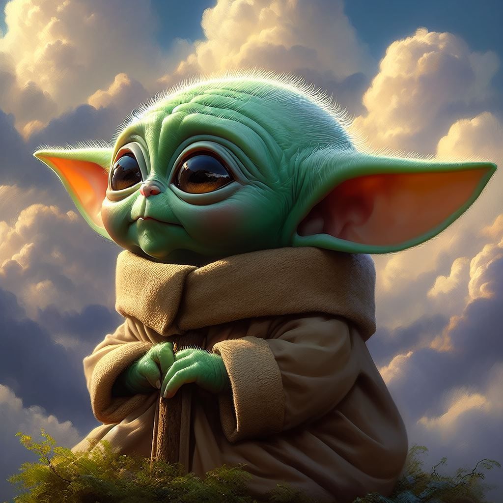 Cloud-Gazing with Baby Yoda