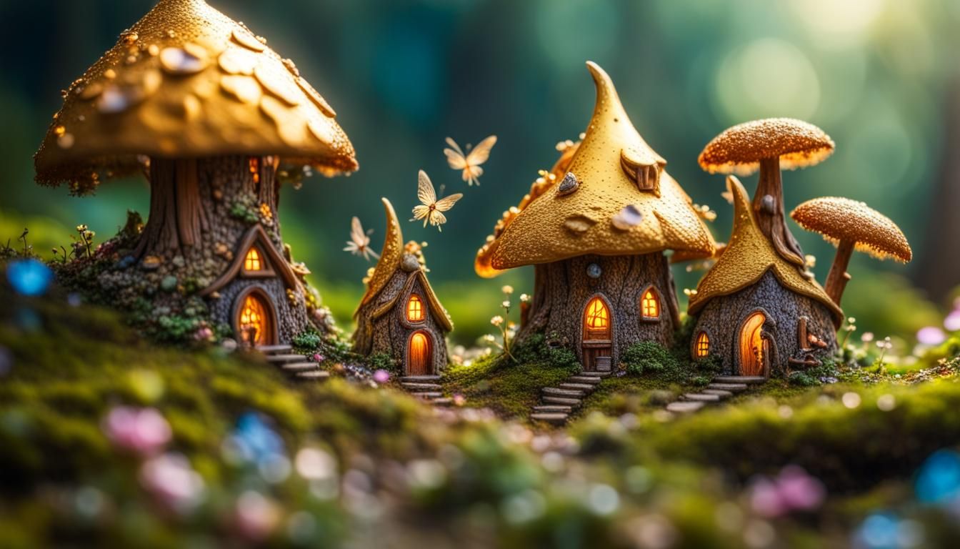 The world's most beautiful Fairy Village.  by @loodupyydja