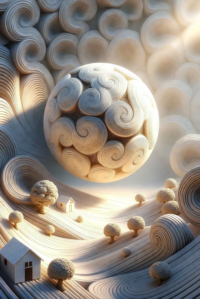 Fractal Paper Art