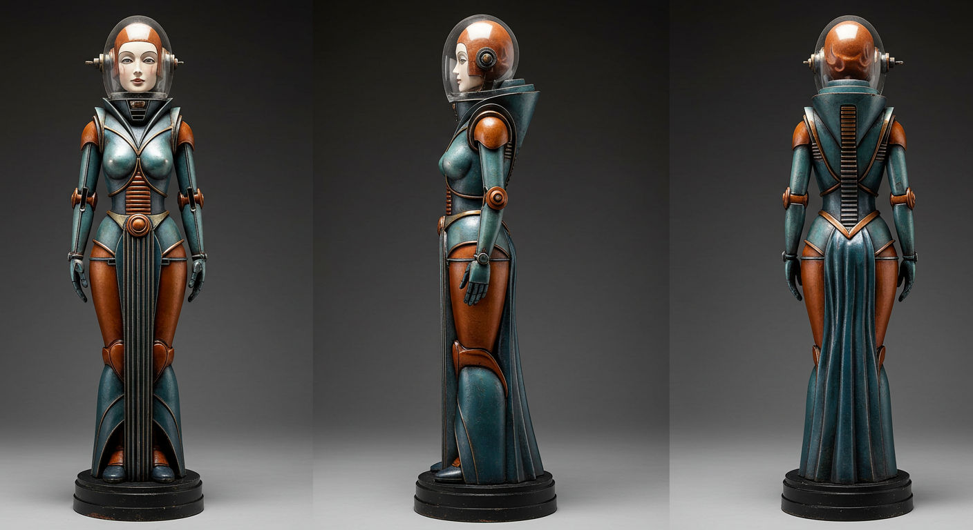 Martian queen figurine