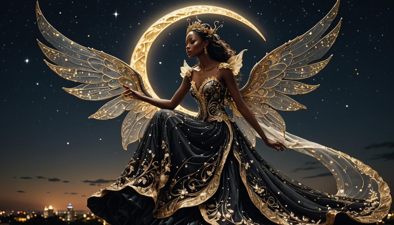 The night fairy  by @NovemberFox