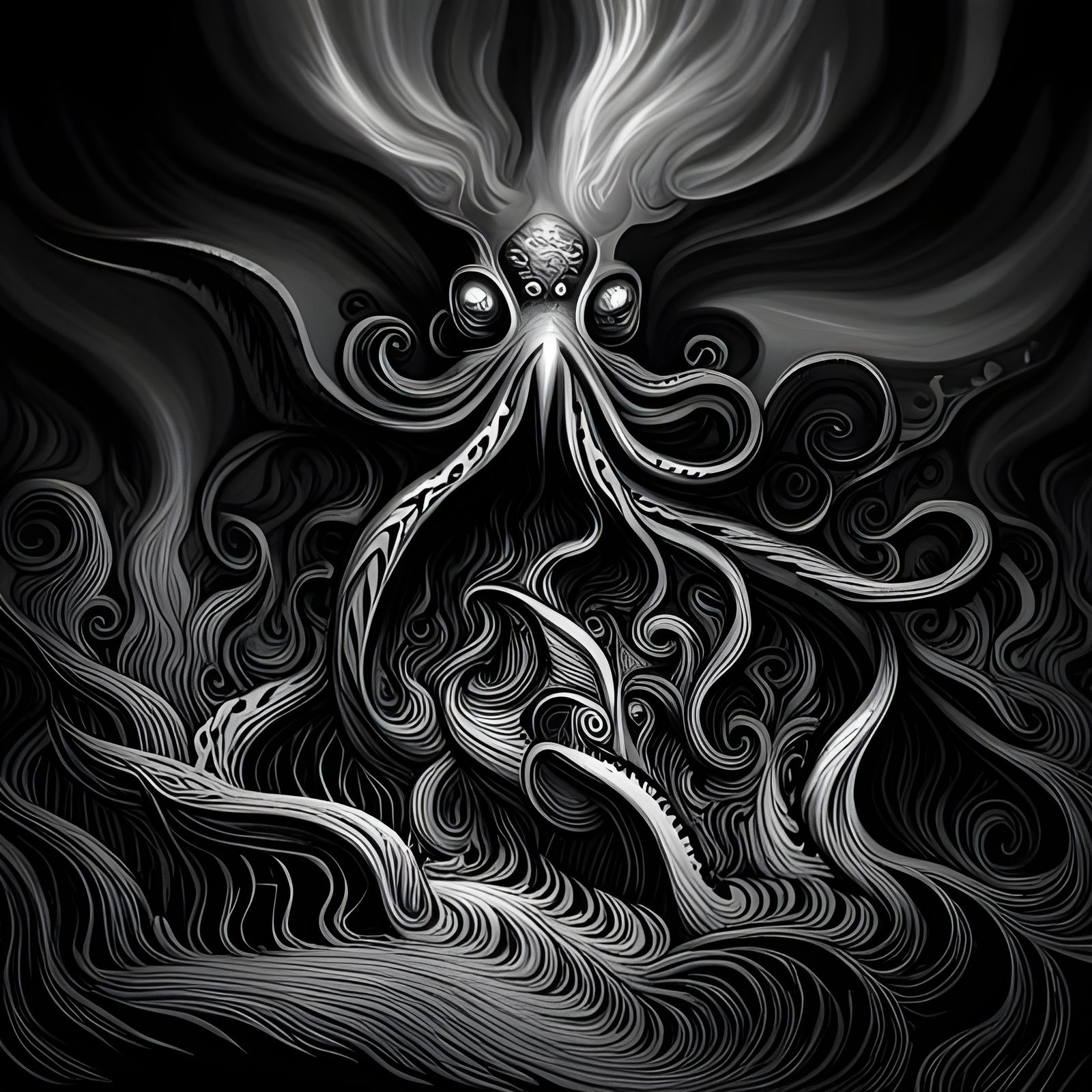 Chtulhu, master of nightmares  by @DobikiFR