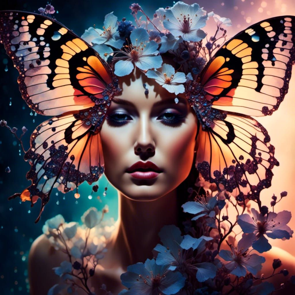 <lora:Xray:1.0> a stunning allegorical moth at sunset, double exposure, luminous artistic xray photography, mysterious glow, dreamy, fairy l...