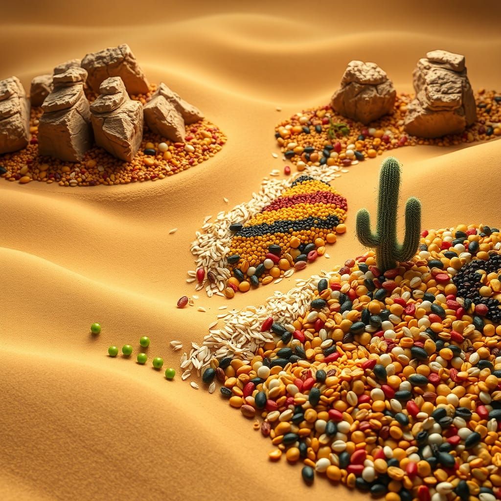 Volumetric lighting, textures. a beautiful mosaic made with ...