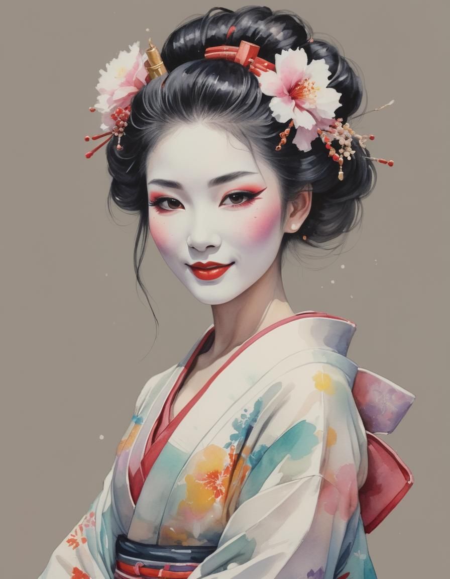 Portrait of a Geisha (Conrad Roset)
