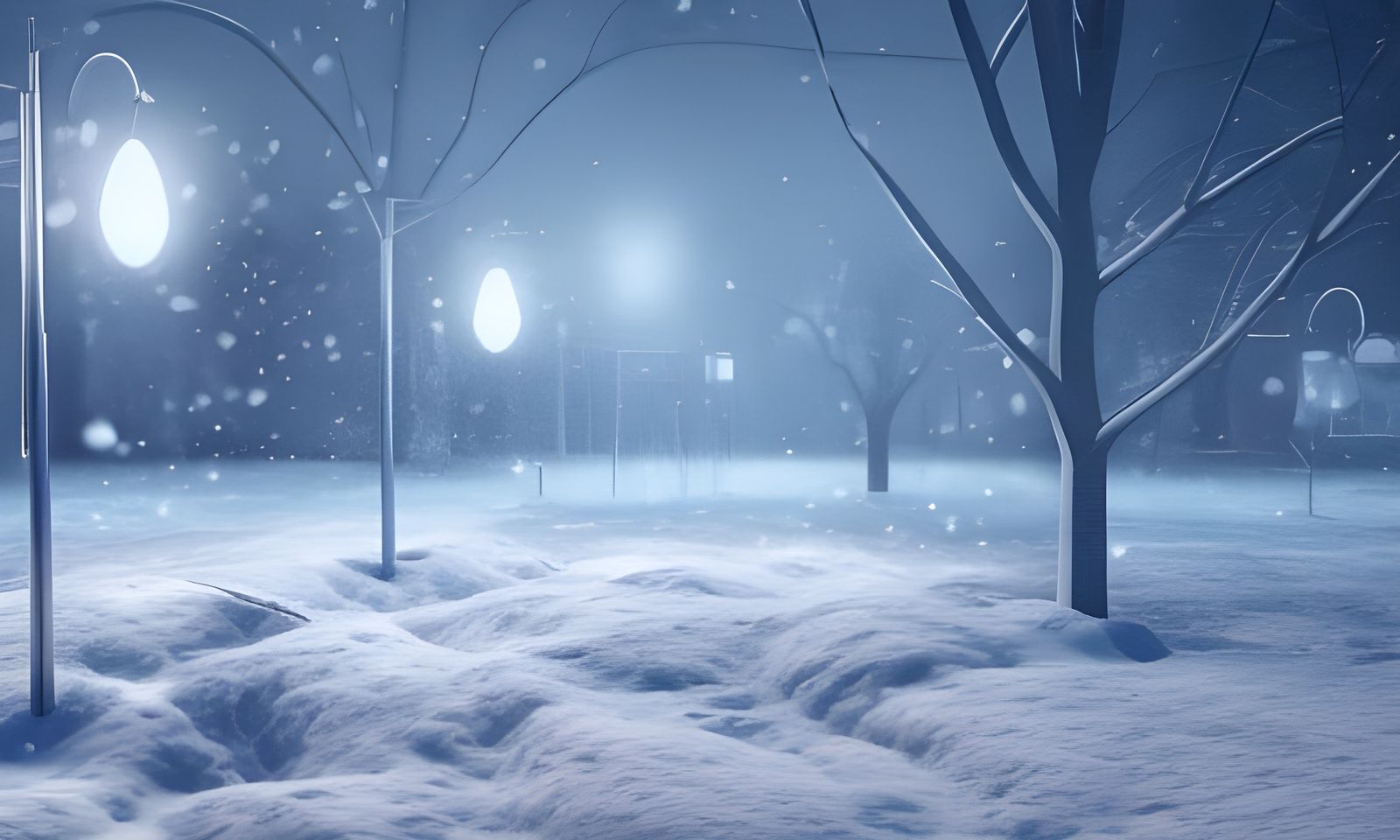 Dreamy Winter Snow Globes: Photorealistic Acrylic Art