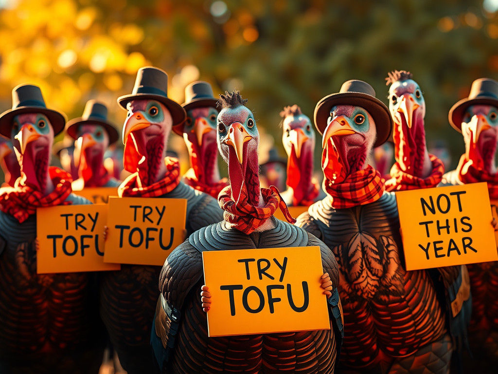 Turkey Thanksgiving Protest!  by @NovemberFox