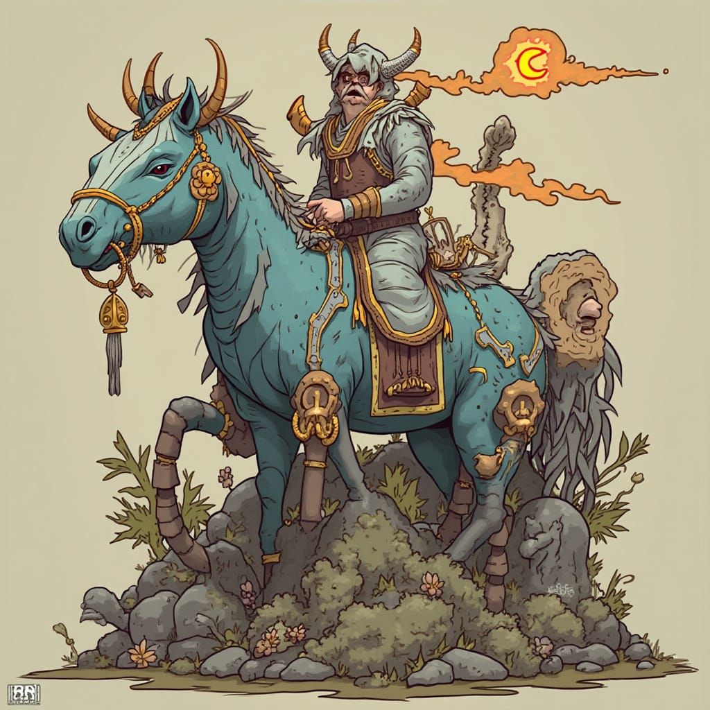 Coca-Cola Bottle in Pointillist Style