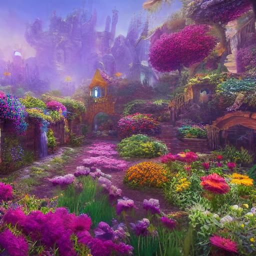 Secret flower garden