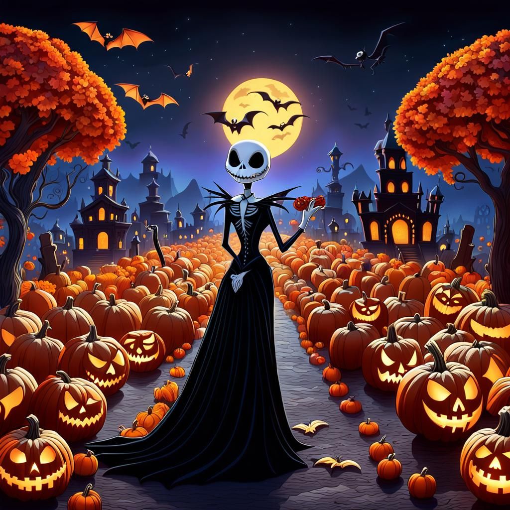 "Dia de los muertos" Jack Skellington Female Version