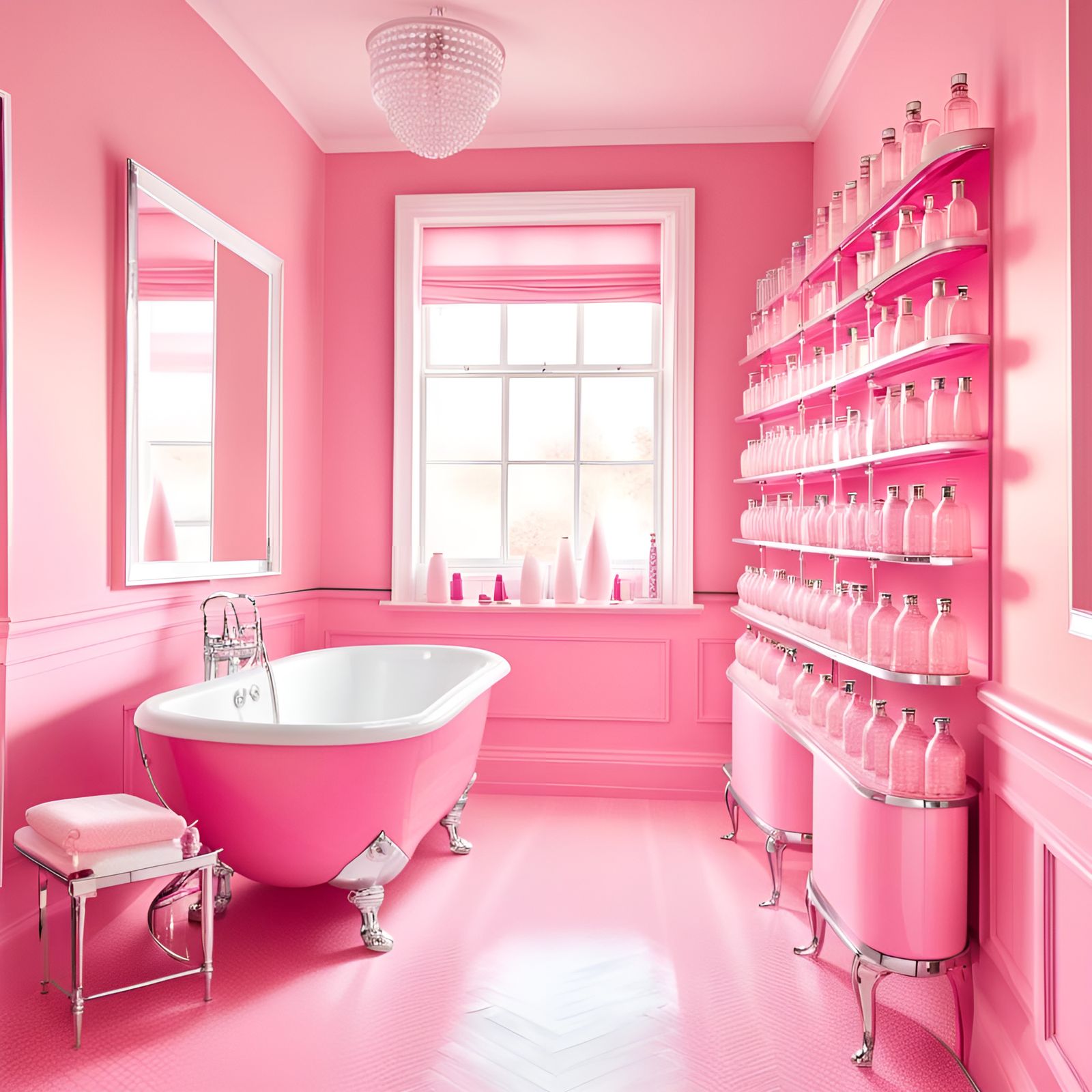 Pink Bathroom