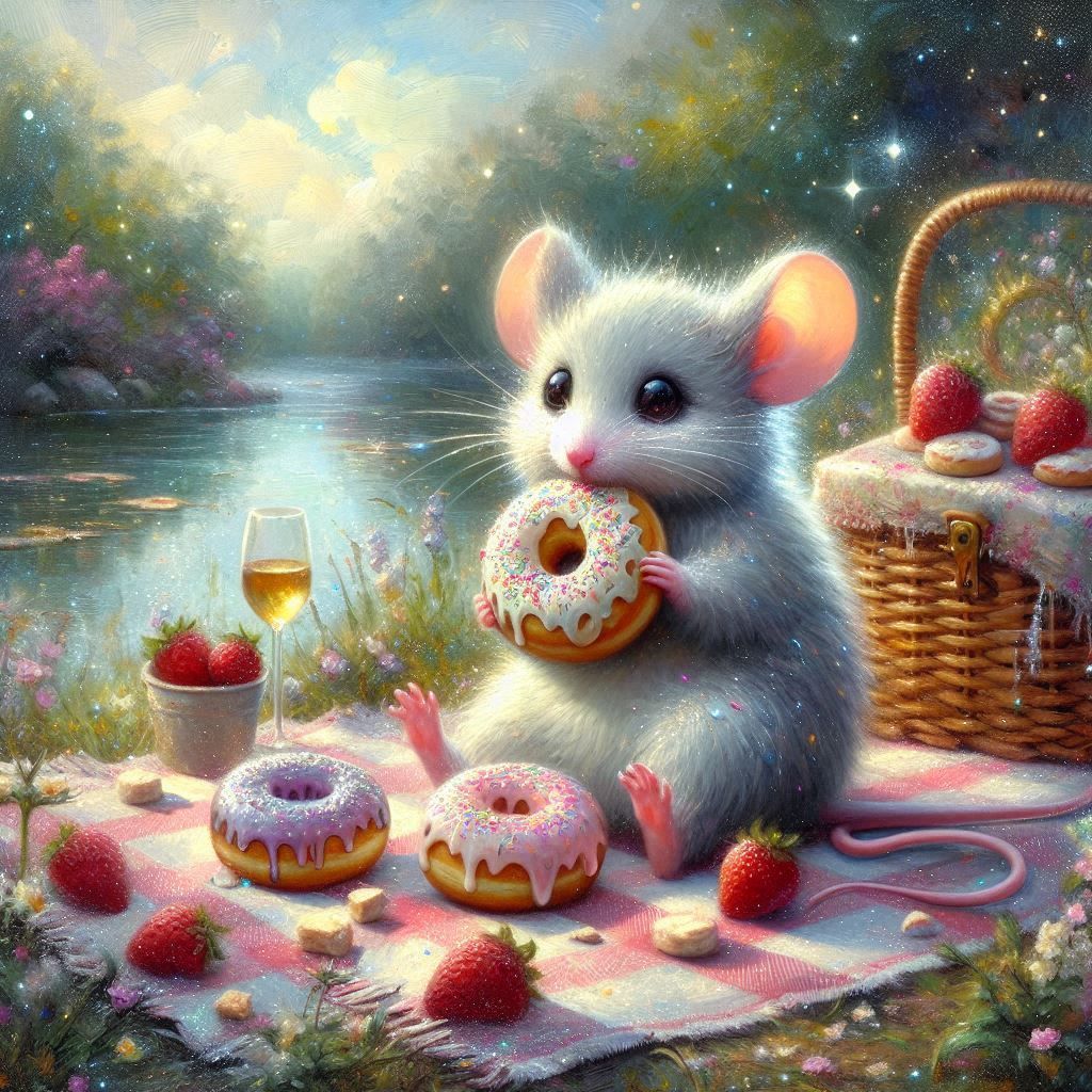 The tiny Donut nibbler!!!