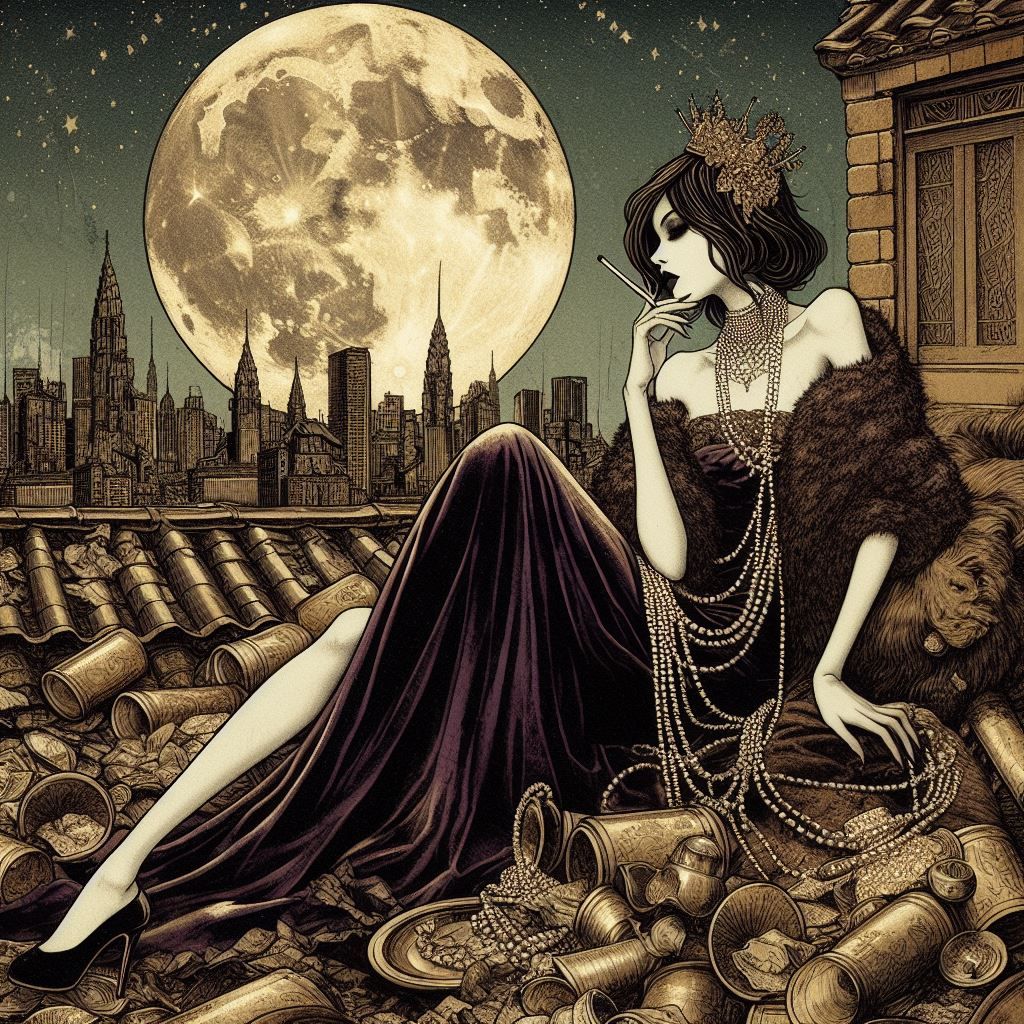 Lounging on a Roof Top Series - 8