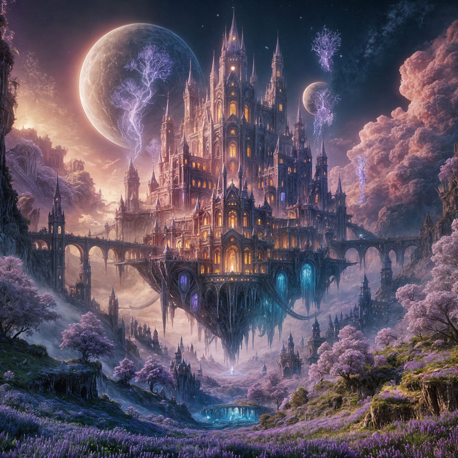 Floating castle  by @Turasis